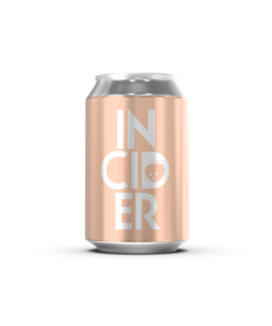 INCIDER Peach, süsser Apfel-Pfirsich-Cider, 33cl Dose